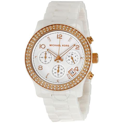 michael kors watches white ceramic band|michael kors white ceramic watch.